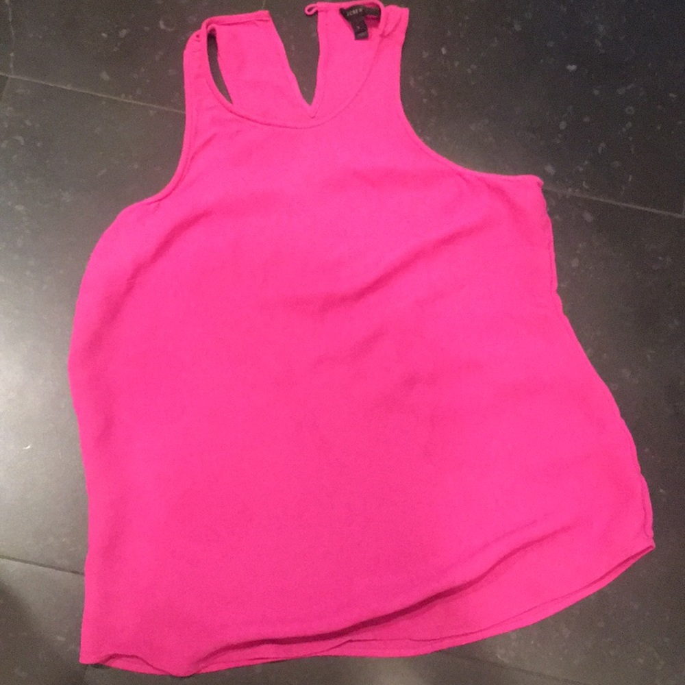 J.crew racerback tank, 🌺 magenta/pink